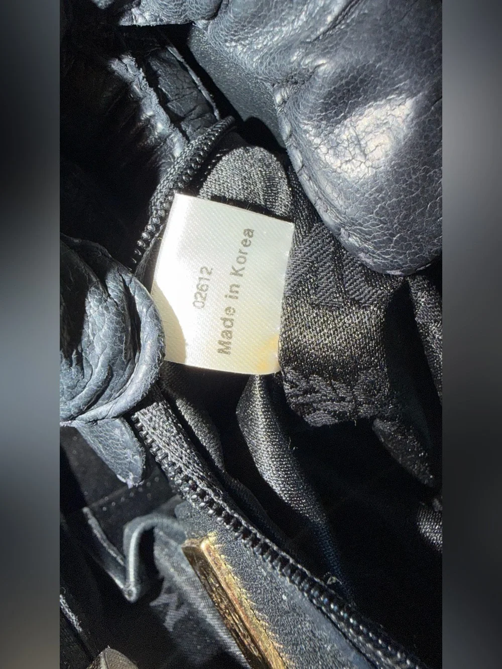 MCM Black Bucket Leather